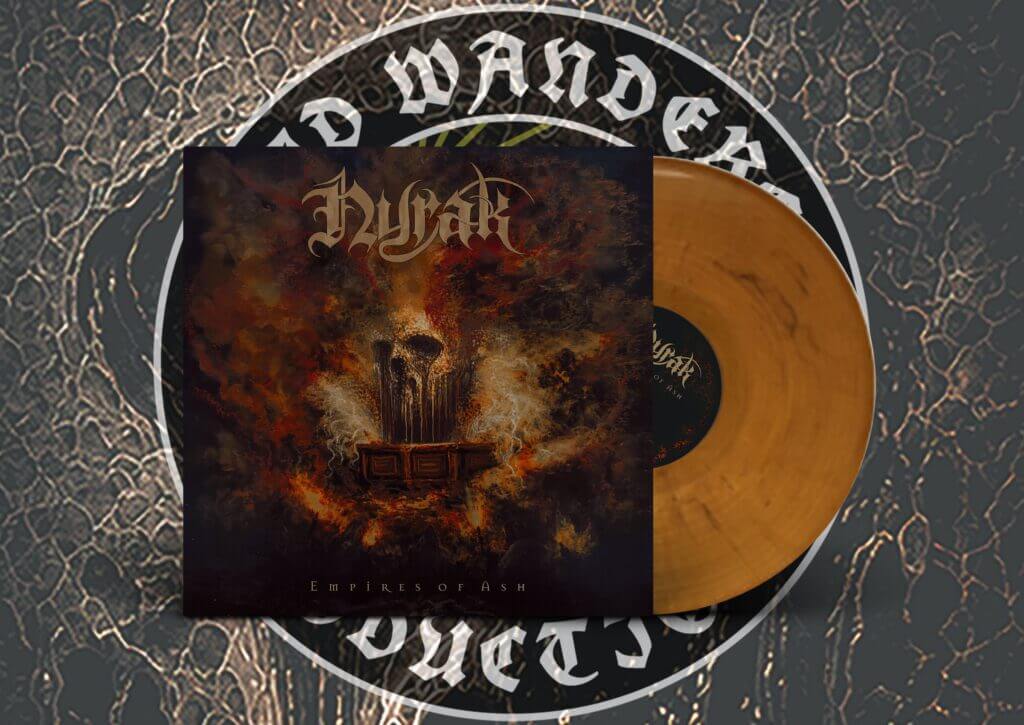 Nyrak - Empires of Ash (Transparent Gold / Black Marble LP) (Pre-order)